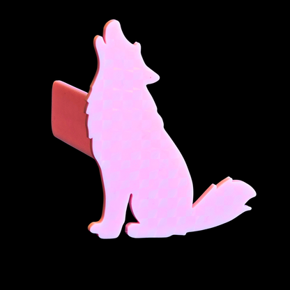 3D printet bogmærke – ulv