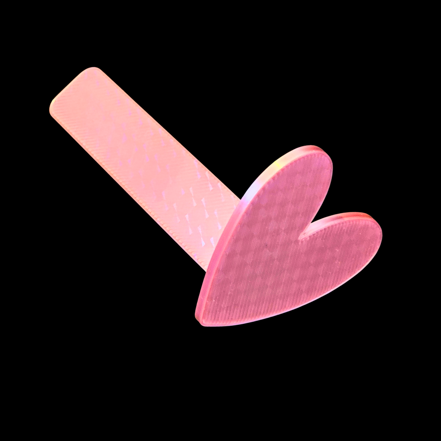 3D printet bogmærke – hjerte