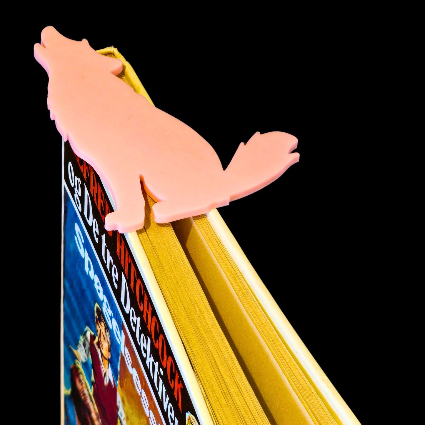 3D printet bogmærke – ulv