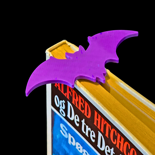 3D printet bogmærke – Flagermus