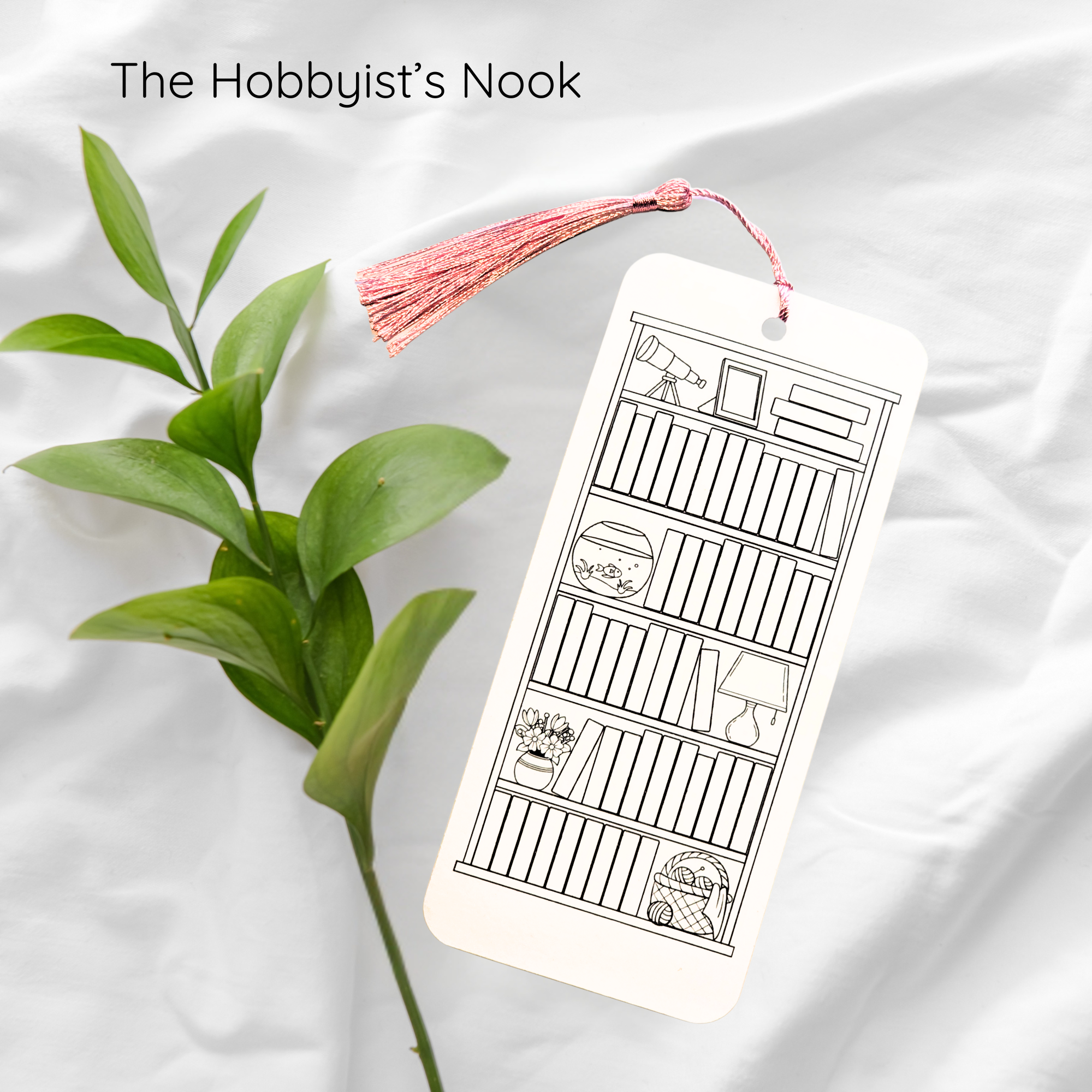 Farvelægningsbogmærker - 8x17,5cm