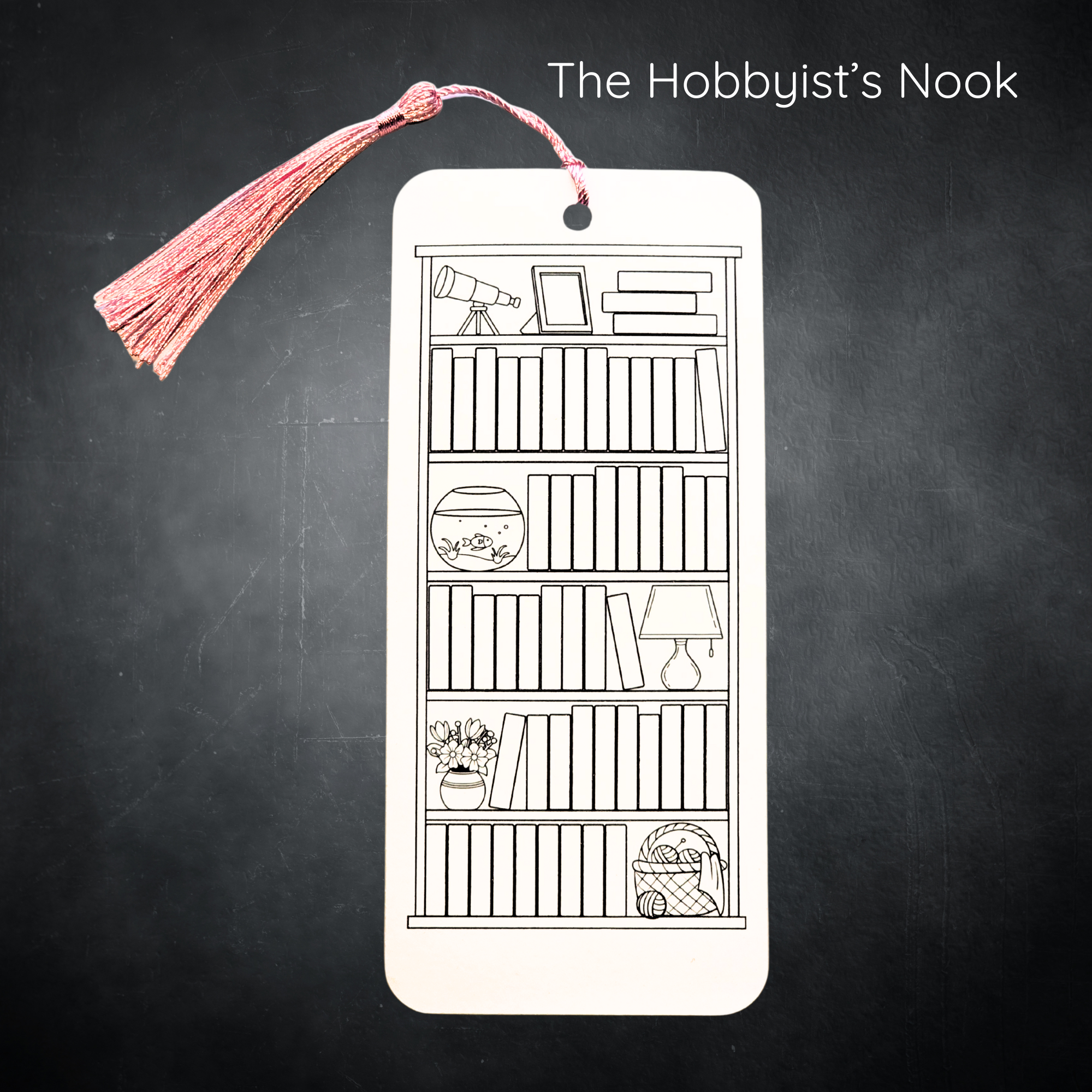 Farvelægningsbogmærker - 8x17,5cm