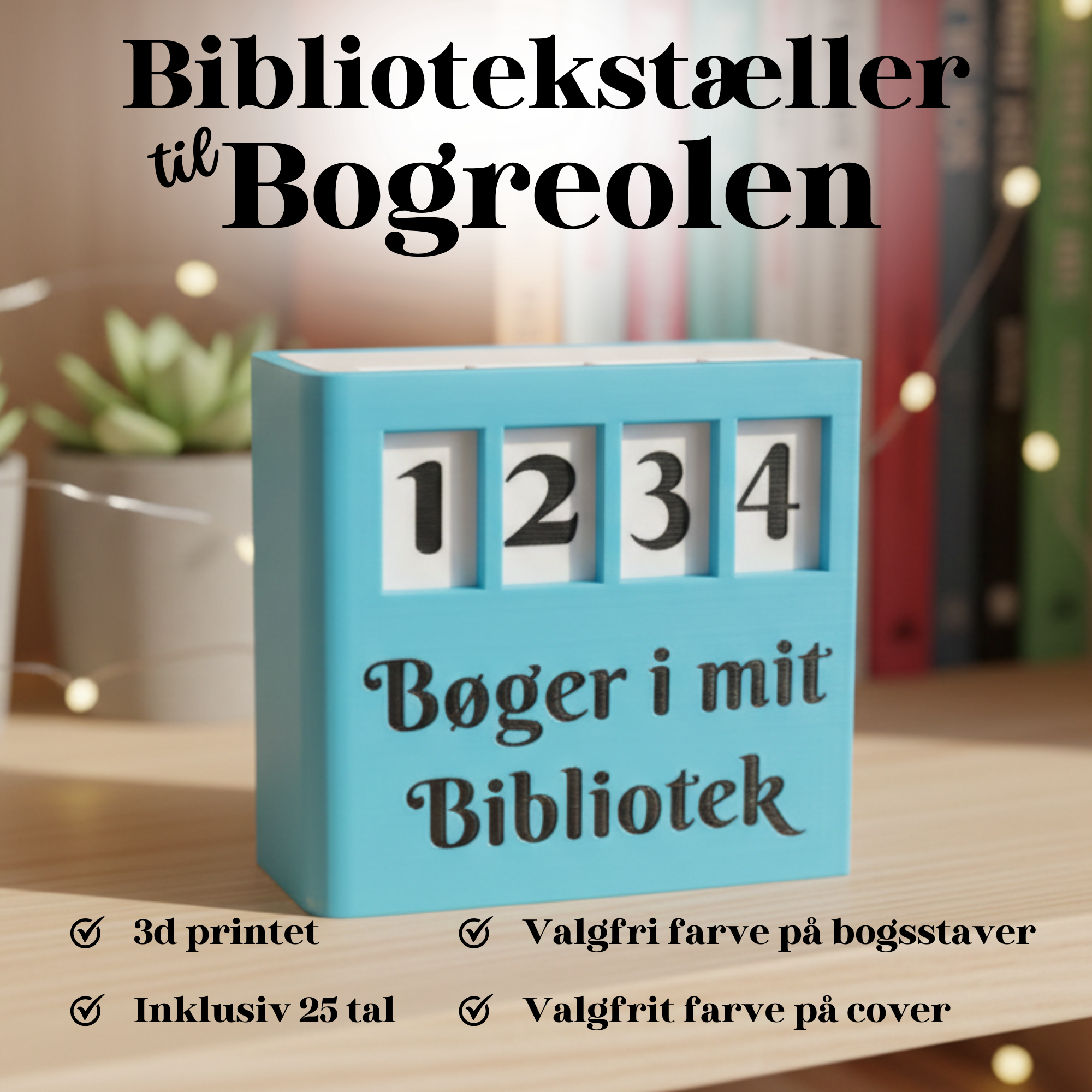 Bibliotekstæller – Hold styr på din bogsamling