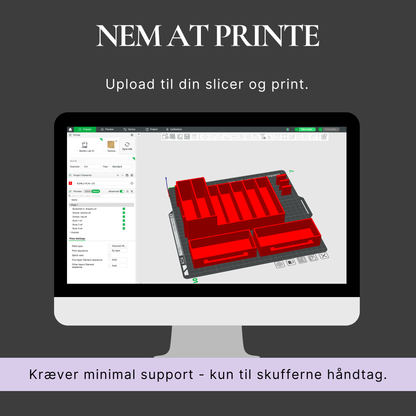 DIY Mini-bogreol – STL til 3D-print